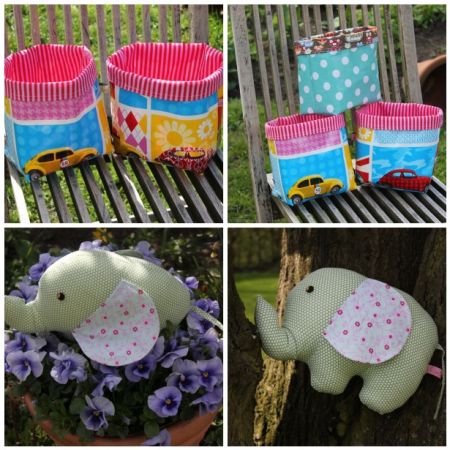 K�rbchen und ein Elefant