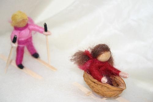 Schlittenkinder aus der N�he