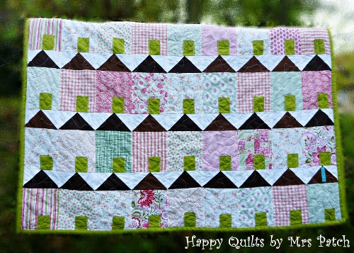 Quilt with Houses