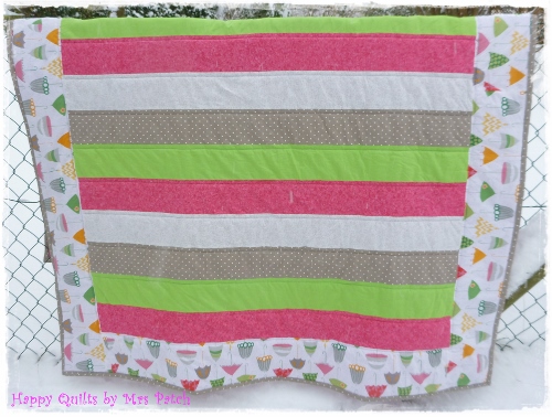 Quilt with Stripes