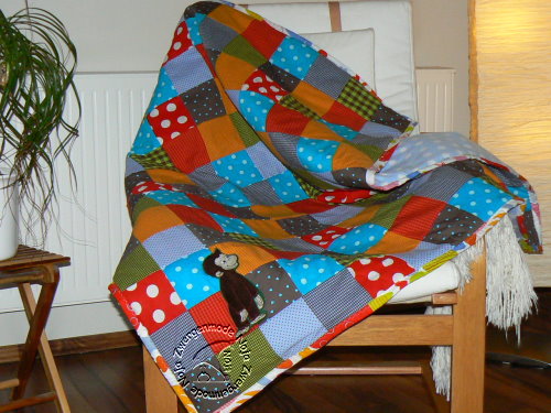 Meine erste Patchworkdecke ...