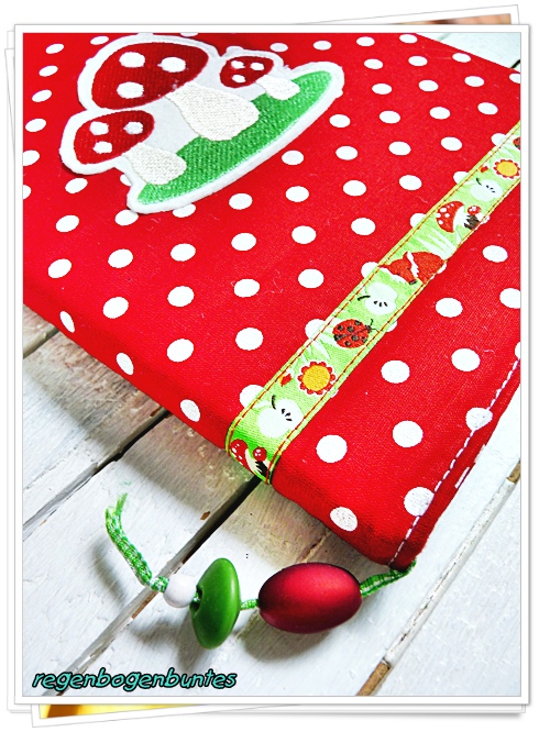 Notizbuch Buchh�lle Fliegenpilz