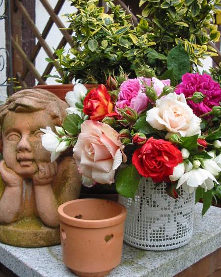 Schnelle Blumenvase ...