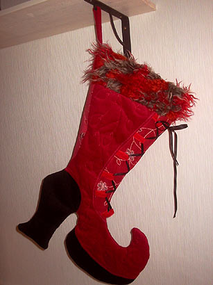 Weihnachtsfraustiefel frs Hospiz