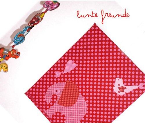 "little elephant" Wandbild aus Stoff