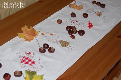 Herbstliche Tischdeko