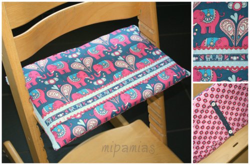 Elefantses Kissen fr den Hochstuhl