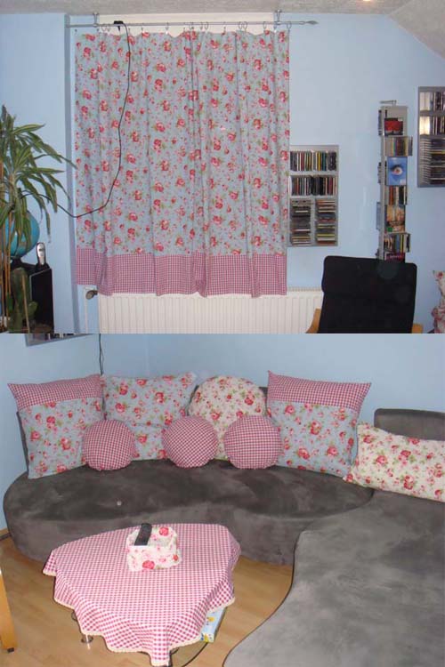 Rosalie-Bettwsche goes Wohnzimmer