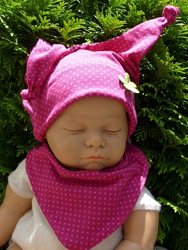 * BabyZipfelMtze mit Tuch *