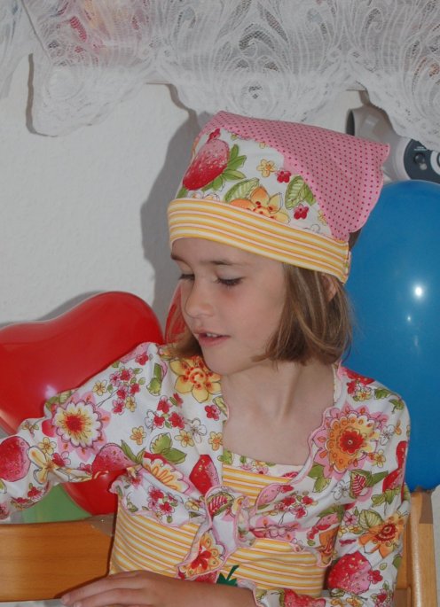Hier ist das Kopftuch
