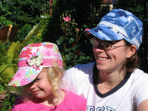 Unsere Sanna-Caps im Einsatz:-)