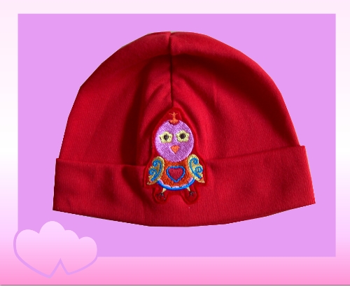 passende Mtze zu dem Piepmatz Kleid.