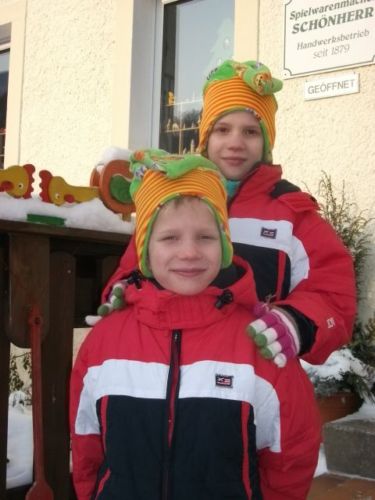 Kuschelmtzen im Doppelpack...