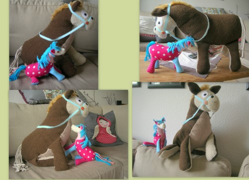 Knuffelpferd und