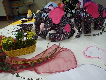 Elefantenparade in der Schule :-)