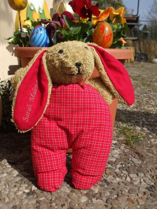 Ein Hase zur Taufe