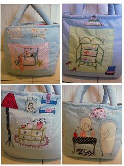 Puppenstube Tasche Innenansicht