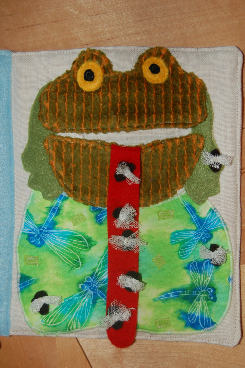 Der Frosch hat Hunger.