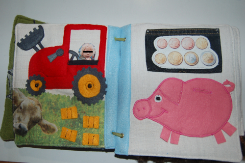 Sparschwein zum Fttern.