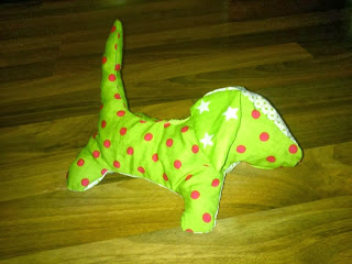 Kuschelhund in grn