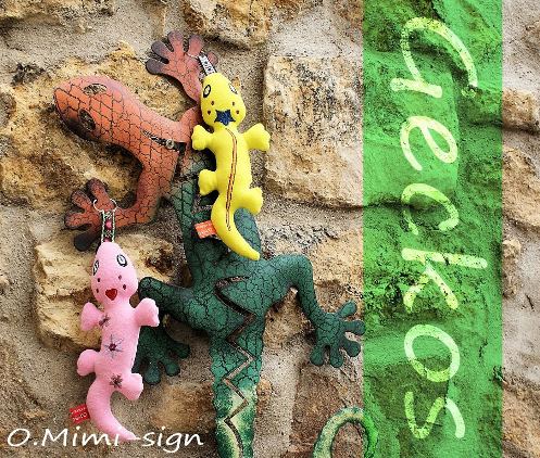 Die verliebten Geckos