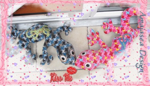 verliebte Geckos