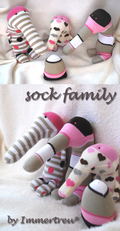 Eine Sockenfamilie