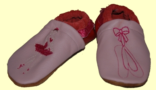 Lederpuschen Ballerina