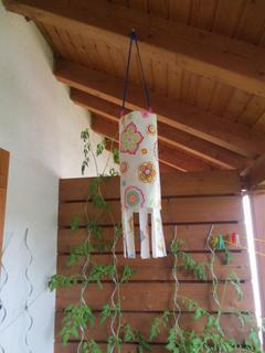 Windspiel aus Wachstuch