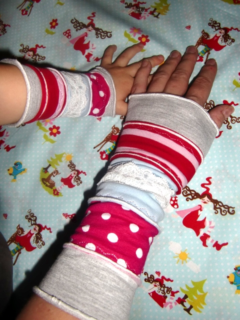 Stulpen f�r Mami und Kindelein