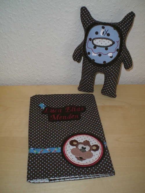 U-Heft-Hlle mit Buntmonster