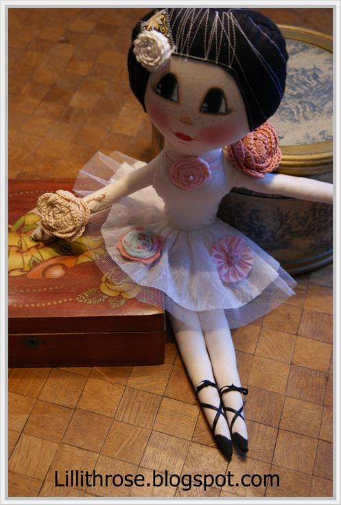 Eine Ballerina als Dekopppchen