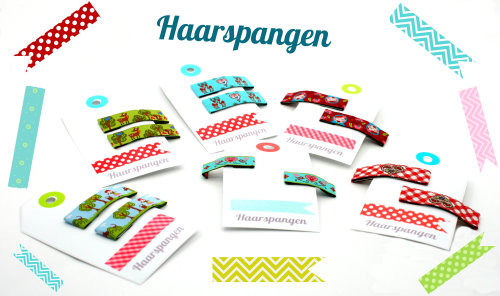 Haarspangen-Labels zum Download