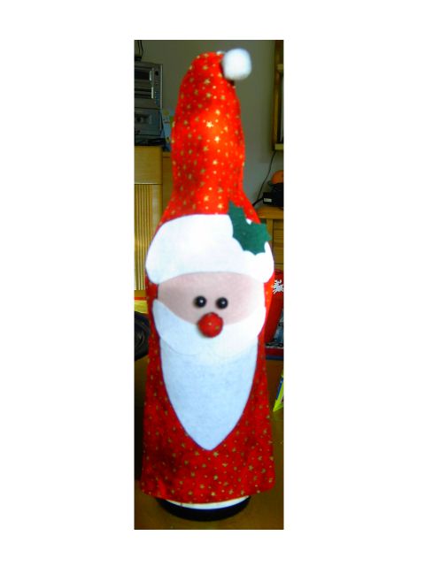 Flaschendeko - Nikolaus