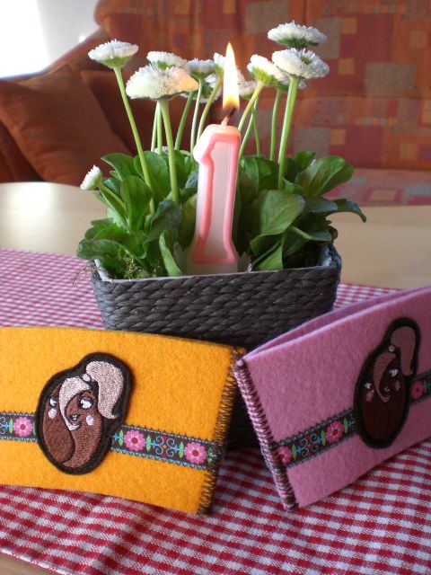 Becherpullis zum Bloggeburtstag