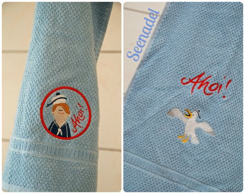 Bestickte Handtcher