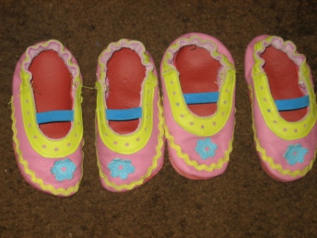 Leder-Ballerinas