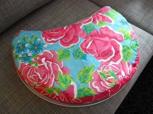 Laptopkissen bezogen