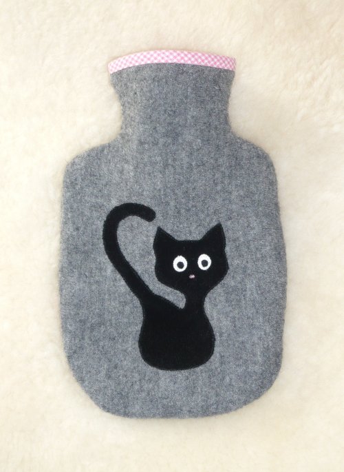 Wrmflaschenhlle Katze Lissy (vorne)