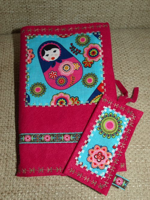 Buchh�lle mit Lesezeichen