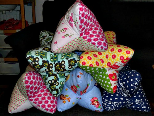 viele bunte Leseknochen
