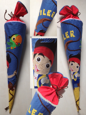 Schultte... fr letzte Schulkind dieser Familie