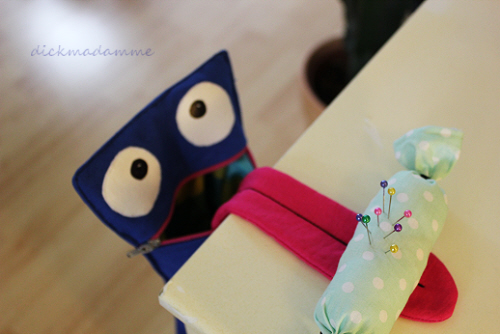 Kleines Fadenfresser-Monster