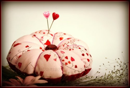 Herziges Nadelkissen zum Muttertag!