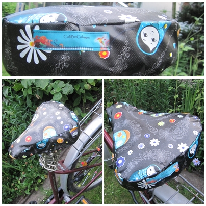 Der Farbklecks frs Fahrrad ~ ein Matroschka-Sattelbezug!