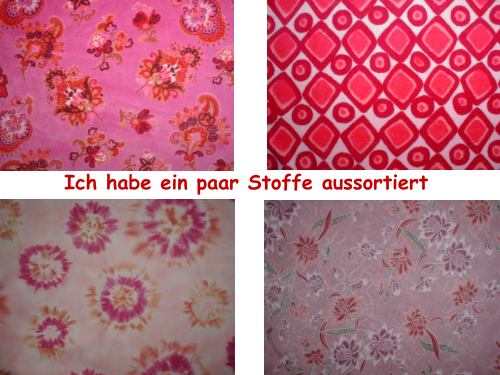 Stoffe abzugeben