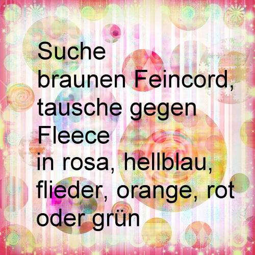 Mchte tauschen