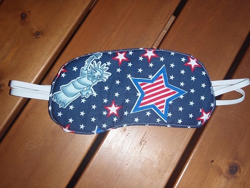 Schlafbrille " Miss Liberty"