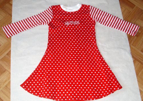 Nachthemd rot-weiss