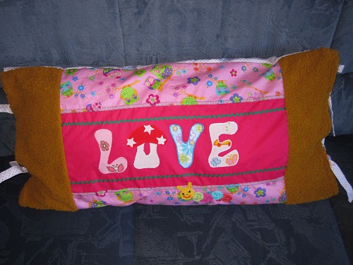 Kuschelkissen fr "Glckspilze"